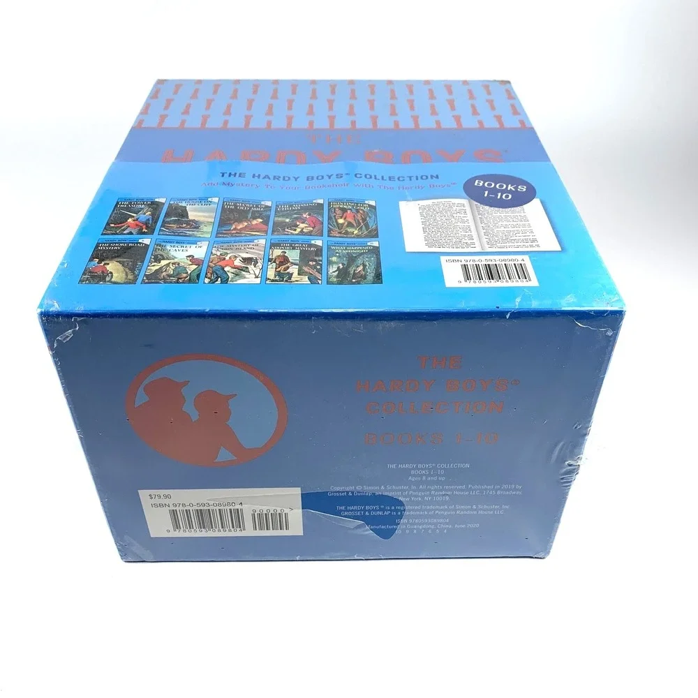 New The Hardy Boys Collection Books 1-10 Complete Hardcover Box Set Factory Seal